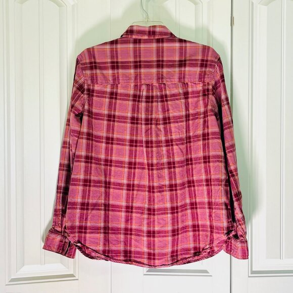 Set of 3: Pretty Pink Oversized Flannel Shirts (XL) Excellent Condition - Picture 3 of 7